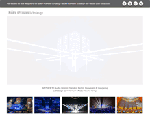 Tablet Screenshot of bjoernhermann.de